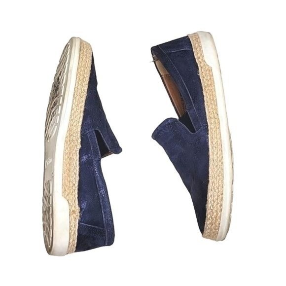 Womens Umberto Raffini Wynne Slip On Espadrille Blue Metallic Size 37/6-6.5 - Picture 5 of 7